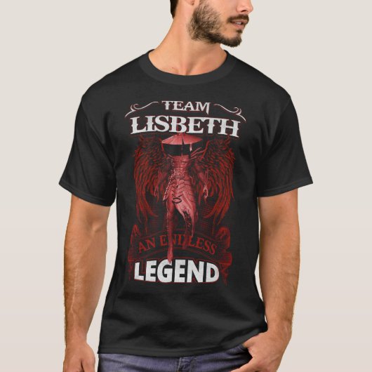 T-shirt Équipe LISBETH - Une LÉGENDE sans fin (Devant)