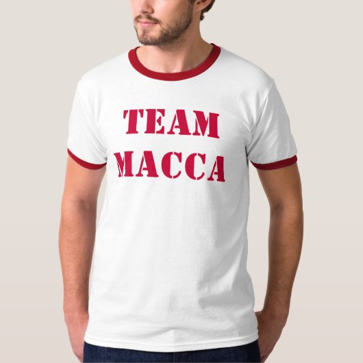 T-shirt Équipe Macca (Devant)