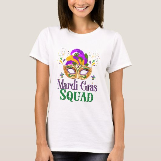 T-shirt Équipe Mardi Gras (Devant)