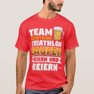 T-shirt Équipe marié enterrement de vie de garçon shopping