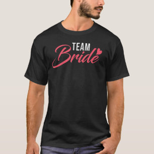 T-shirt Équipe Mariée Demoiselle d'Honneur Femmes Enterrem