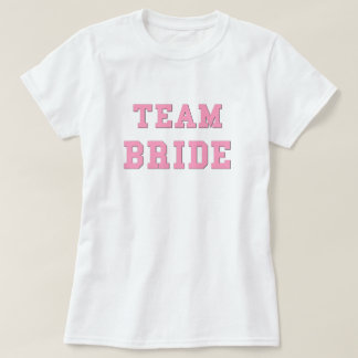 T-shirt Équipe Mariée Drôle Mariage Chemise Rose Mariages