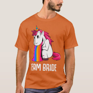 T-shirt Équipe Mariée Enterrement de Vie de Jeune Fille