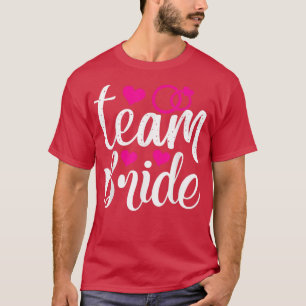 T-shirt Équipe Mariée Enterrement de Vie de Jeune Fille Dr