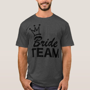 T-shirt Équipe Mariée Enterrement de Vie de Jeune Fille, F
