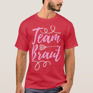 T-shirt Équipe Mariée Enterrement de Vie de Jeune Fille Fê