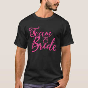 T-shirt Équipe Mariée Enterrement de Vie de Jeune Fille Ro