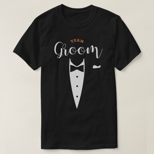 T-shirt Équipe Mariée Équipe Marié Enterrement de Vie de G (Design devant)