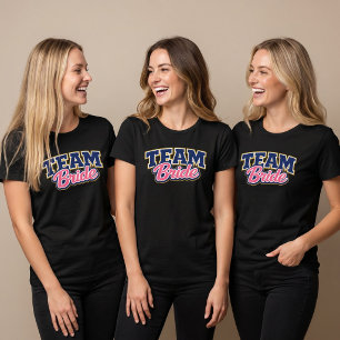 T-shirt Équipe Mariée Fête de Mariage