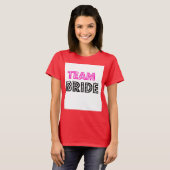 T-shirt Équipe Mariée TEE (Devant entier)