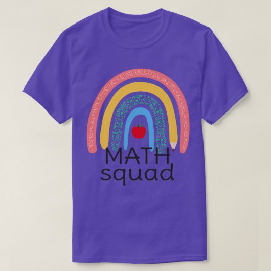 T-shirt Équipe mathématique II (Design devant)
