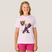 T-shirt Équipe Meridell Capitaine 1 (Devant entier)