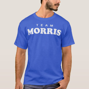 T-shirt Équipe Morris Nom de famille personnalisé Mariée G