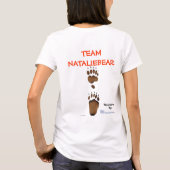 T-shirt ÉQUIPE NATALIEBEAR - Customisé (Dos)