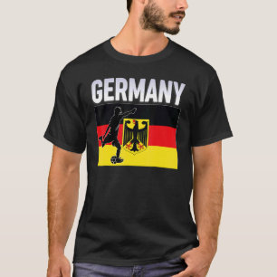 T-shirt Équipe Nationale Allemande De Fan Football Mondial