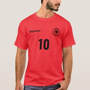 T-shirt Équipe nationale d'Albanie personnalisée Jersey