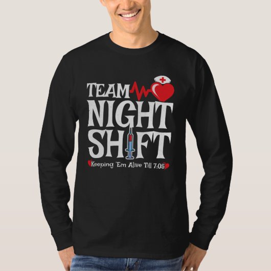 T-shirt Équipe Night Shift - Night Shift Nurft (Devant)