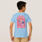 T-shirt Équipe NuBurd Tee Jeunesse - Bleu (Dos entier)