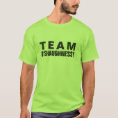 T-shirt Équipe o'shaugnessy combat chemise boxe néon vert (Devant)
