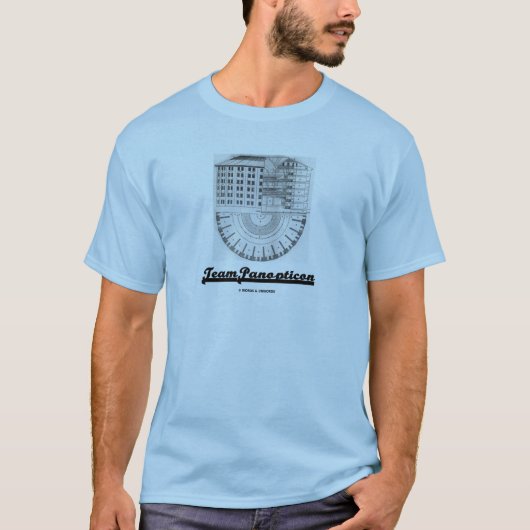 T-shirt Équipe Panopticon (architecture Jeremy Bentham) (Devant)