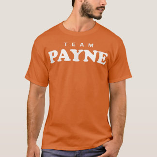 T-shirt Équipe Payne Nom de famille personnalisé Mariée Fa