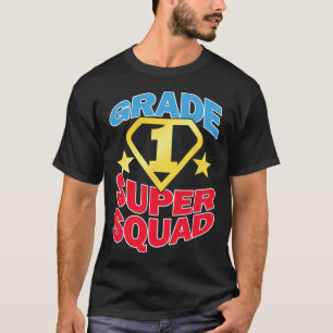 T-shirt Équipe pédagogique de super-héros Super Squad de 1