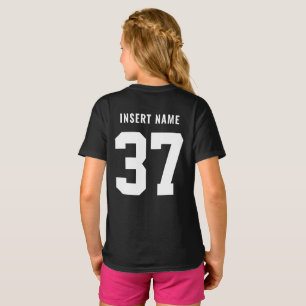 T-shirt Équipe personnalisée Avant et arrière Sport Style 