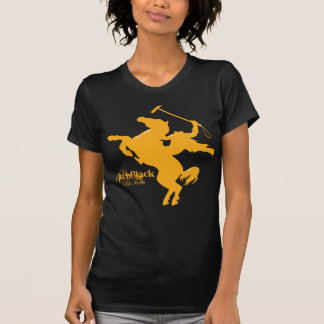 T-shirt Équipe petit T de polo de noir de lancement