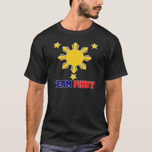 T-shirt Équipe Pinoy 3 étoiles et un Sun