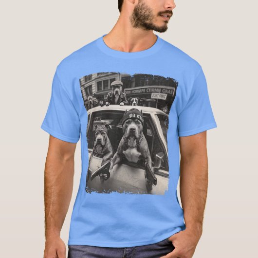 T-shirt Équipe Pitbull Urbaine (Devant)
