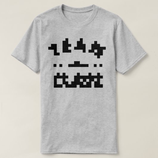 T-shirt Équipe Pixel Abstraite (Design devant)
