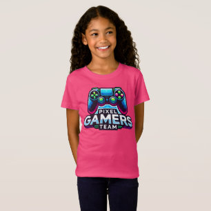 T-Shirt Équipe Pixel Gamers - Neon Princess Gaming