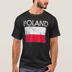 T-shirt Équipe Pologne Dna polonais aime Pologne Drapeau