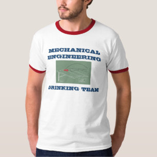 T-SHIRT ÉQUIPE POTABLE D'INDUSTRIE MÉCANIQUE