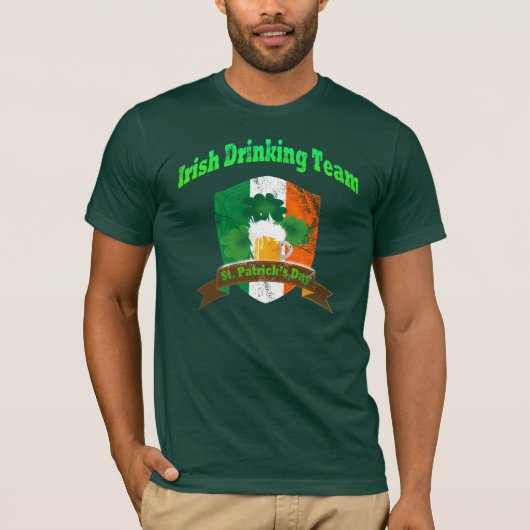 T-shirt Équipe potable irlandaise (Devant)