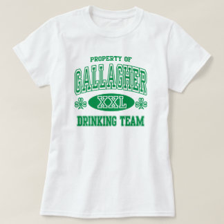 T-shirt Équipe potable irlandaise de famille de Gallagher
