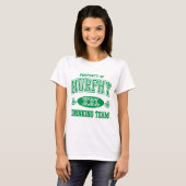 T-shirt Équipe potable irlandaise de Murphy (Devant entier)