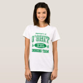 T-shirt Équipe potable irlandaise d'O'Shit (Devant entier)