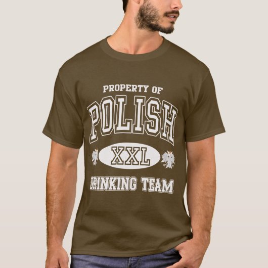 T-shirt Équipe potable polonaise (Devant)