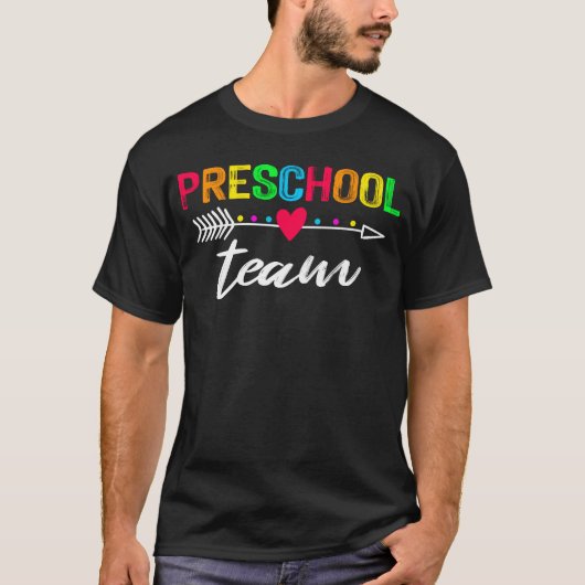 T-shirt équipe préscolaire (Devant)