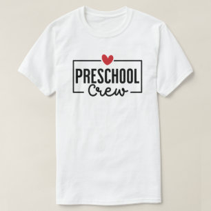 T-shirt Équipe préscolaire Équipe préscolaire