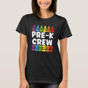 T-shirt Équipe préscolaire Tribu pré-K Retour À L'École En