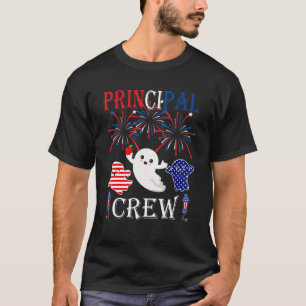 T-shirt Équipe Principale Trois Fantôme Rouge Blanc Et Gho