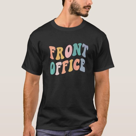 T-shirt Équipe rétro funky d'administration de retour à l' (Devant)