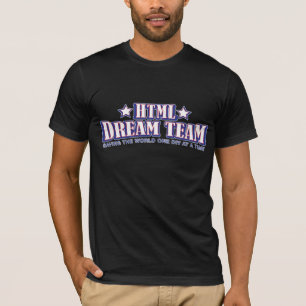 T-shirt Équipe rêveuse de HTML