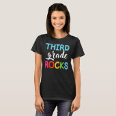 T-shirt Équipe Rocks de 3e année 3e année Enseignant 2 (Devant entier)