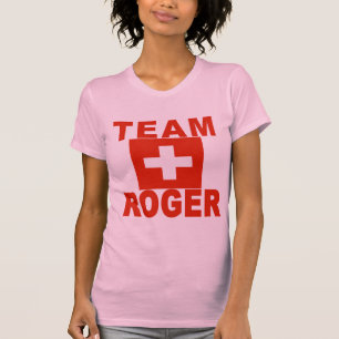 T-shirt Équipe Roger avec le drapeau suisse