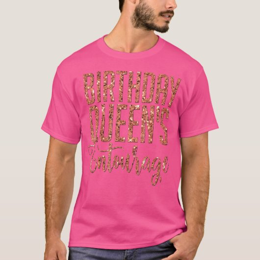 T-shirt Équipe Rose de l'équipe de la Queens (Devant)