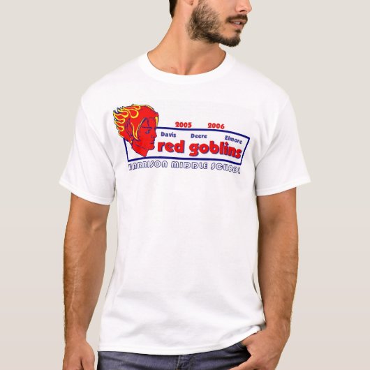 T-shirt équipe rouge de lutins (Devant)