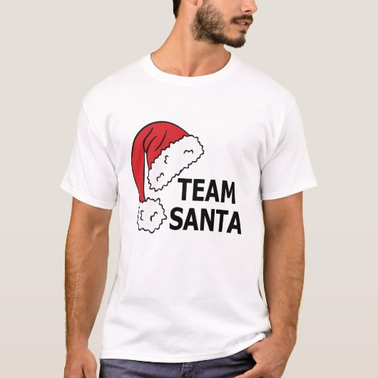 T-shirt Équipe Santa, Noël (Devant)